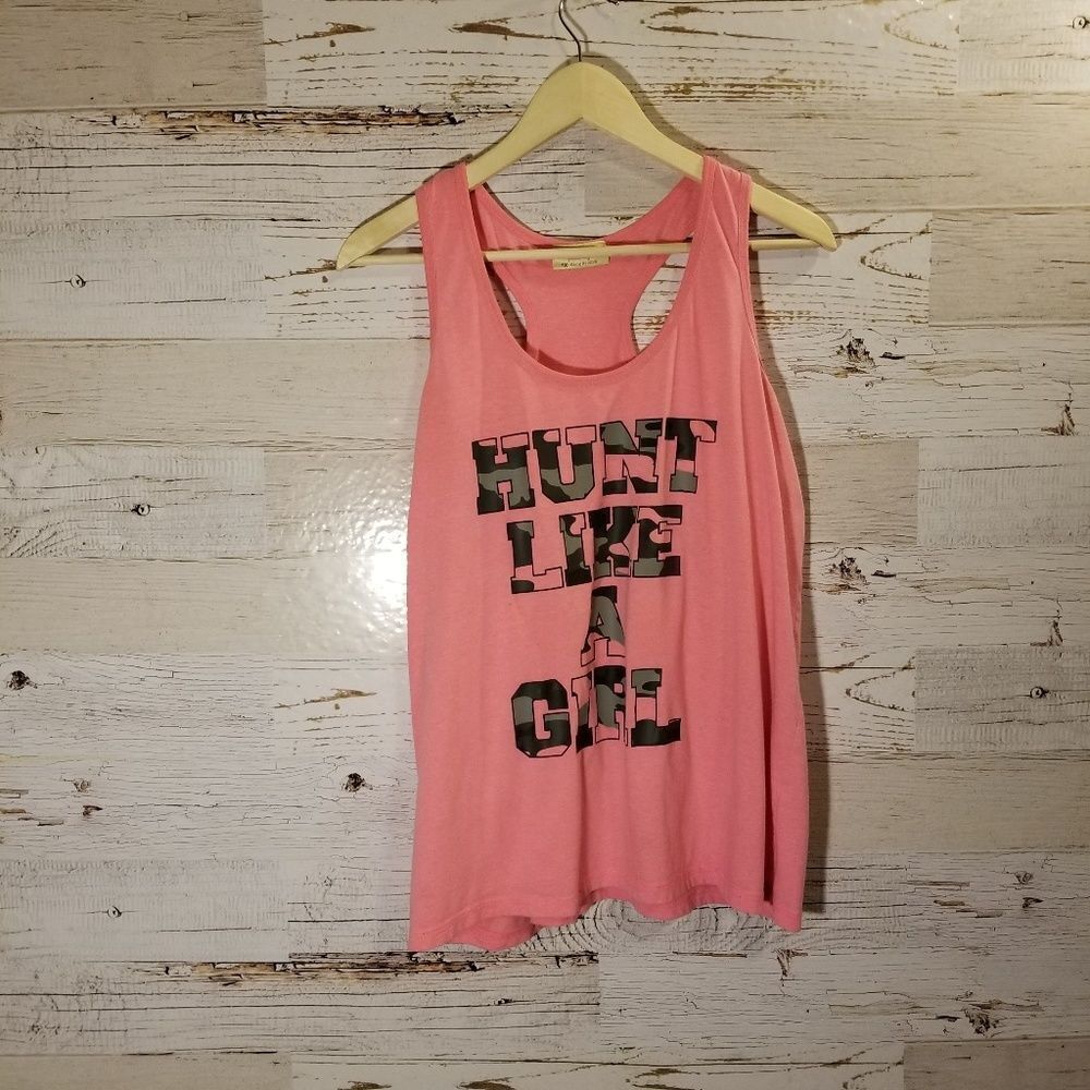 Bobbie Brooks "Hunt‎ Like a Girl" tank top